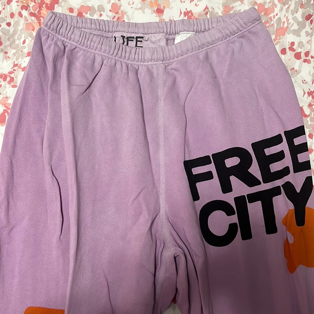 FREECITYLETSGO OG SUPERVINTAGE sweatpant - pinkmilk